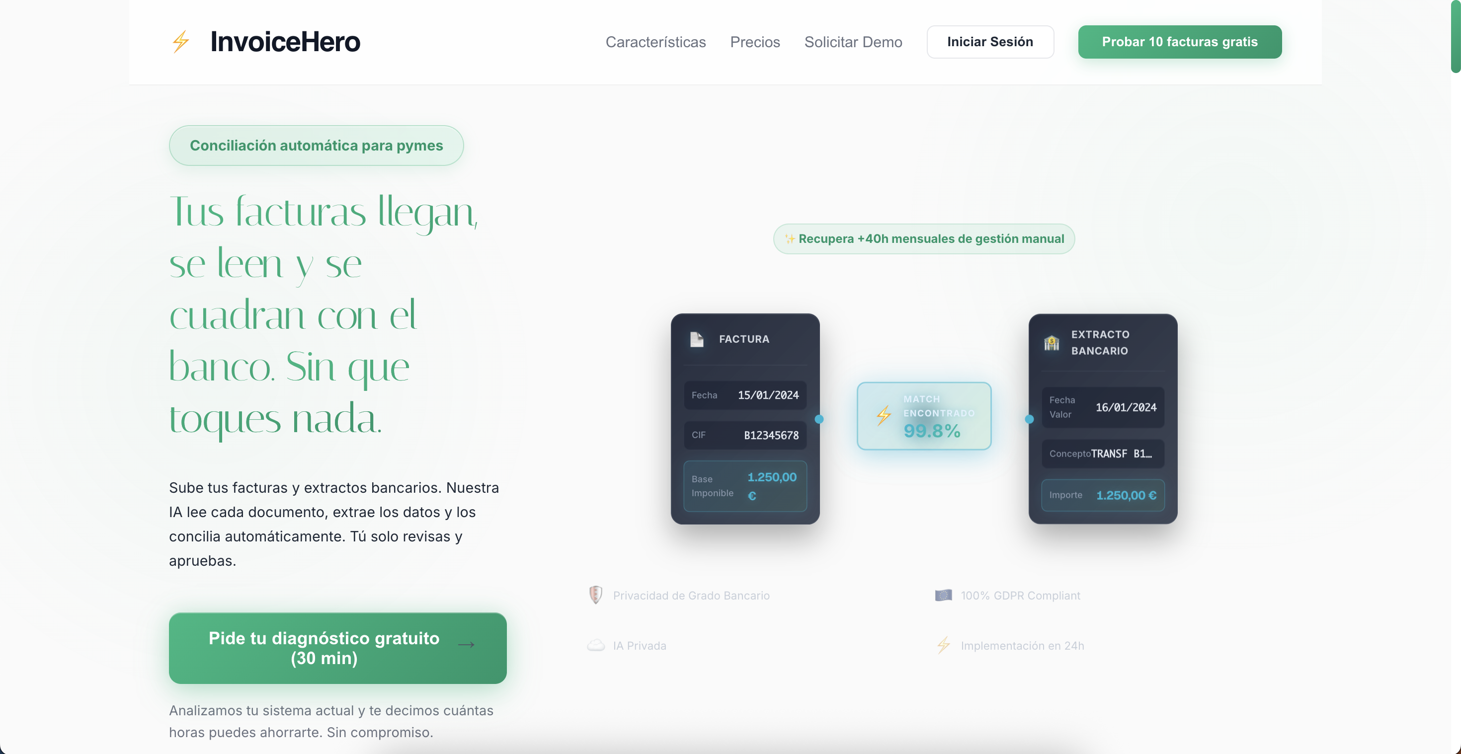 InvoiceHero — landing page